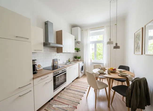 Altbau-Charme mit Grünblick: 2-Zimmer-Wohnung in Top-Lage bei Schloss Eggenberg! - Bild
