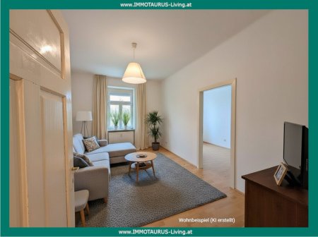Altbau-Charme mit Grünblick: 2-Zimmer-Wohnung in Top-Lage bei Schloss Eggenberg!