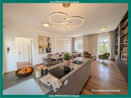 Penthouse mit Kamin & 5 Terrassen sowie Carport in St. Peter – 181 m² Lebensqualität auf zwei Ebenen!