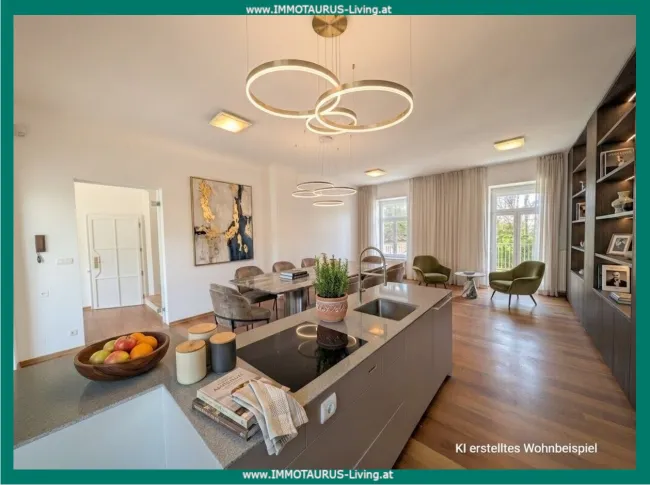Penthouse mit Kamin & 5 Terrassen sowie Carport in St. Peter – 181 m² Lebensqualität auf zwei Ebenen! - Titelbild