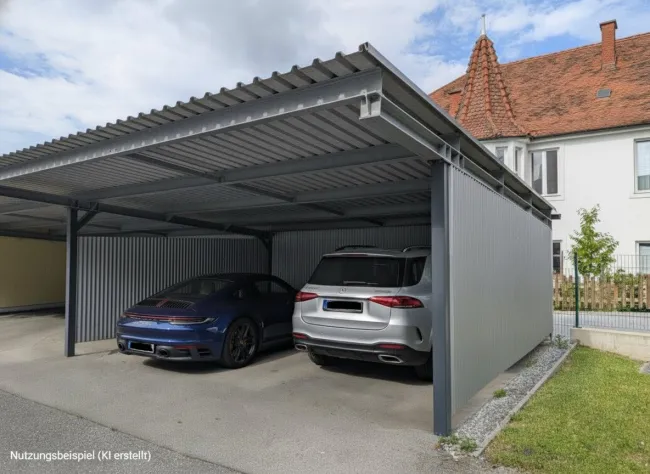 Penthouse mit Kamin & 5 Terrassen sowie Carport in St. Peter – 181 m² Lebensqualität auf zwei Ebenen! - Bild