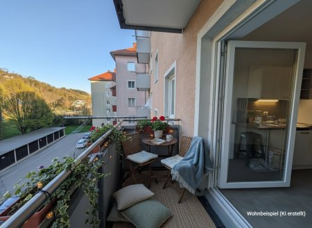 2-Zimmer-Wohnung (WG tauglich!) mit Balkon in Geidorf – saniert, zentral und vielseitig nutzbar!