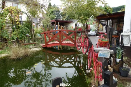 Biotop mit Brücke