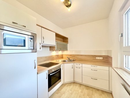 Modern gestaltete Einbauküche