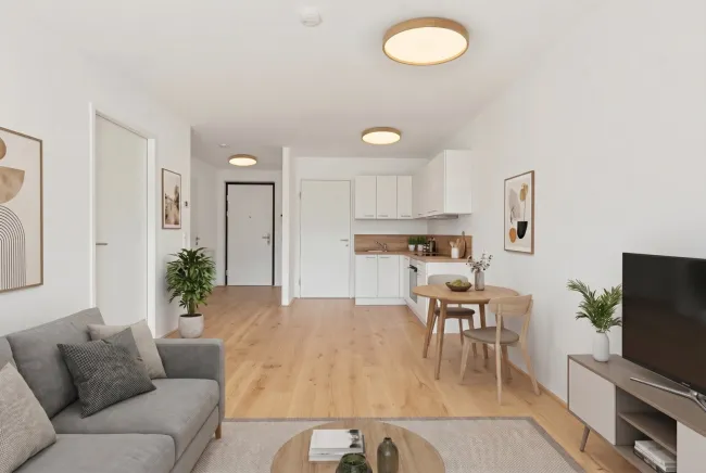"Quality Living in Amras" Top 16 | Kompakte 2-Zimmer-Wohnung - Titelbild