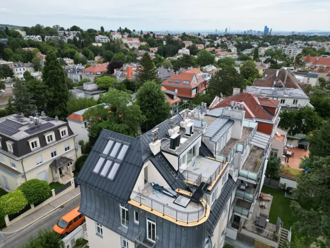 Haus Drohnenaufnahme