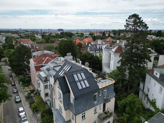 Haus Drohnenaufnahme