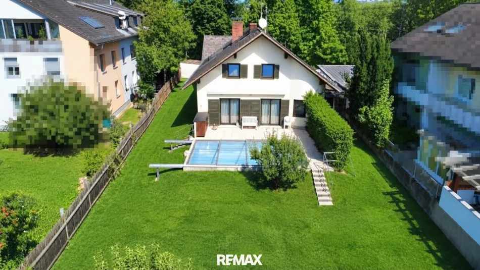 Gemütliches Ein- oder Zweifamilienhaus mit Pool in attraktiver Schärdinger Lage - Bild
