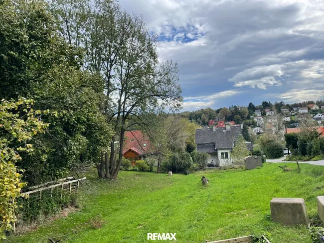 Blick von der Zufahrtsstraße