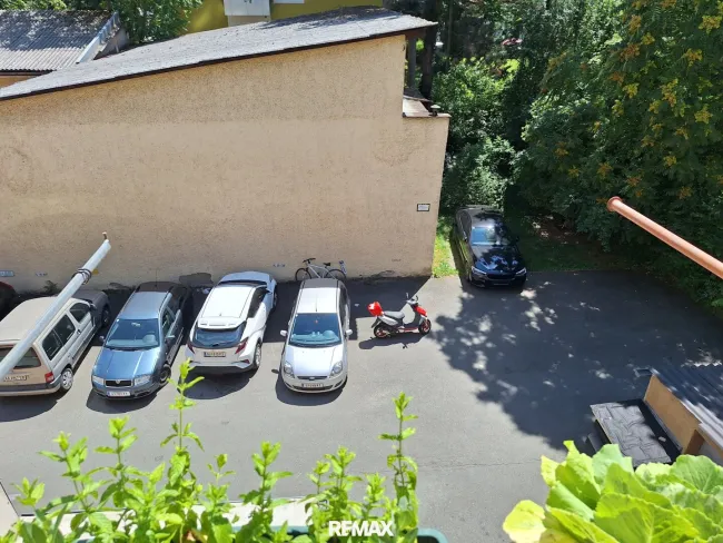 Ausblick von Wohnungszugang