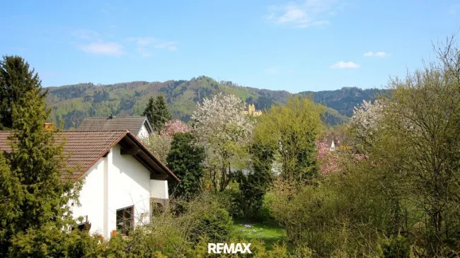 Ausblick vom Balkon
