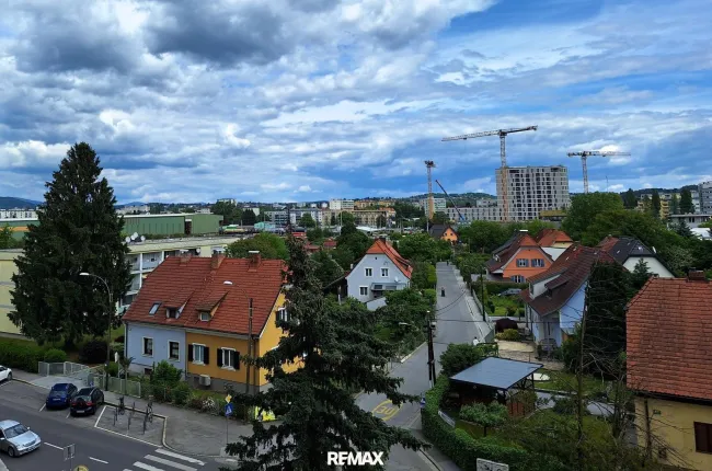 Ausblick vom Ostbalkon