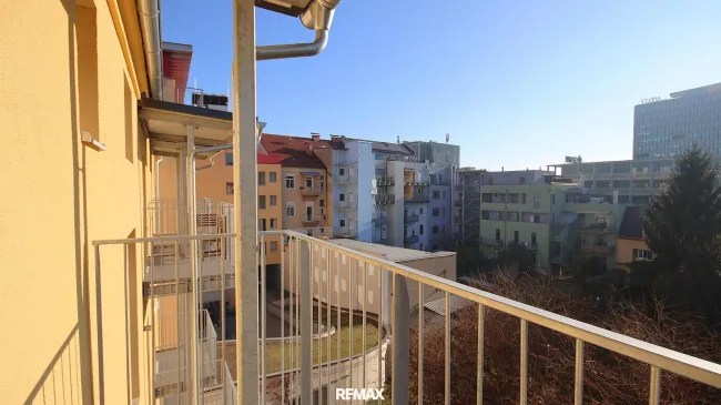 Aussicht vom Balkon Ri. SO