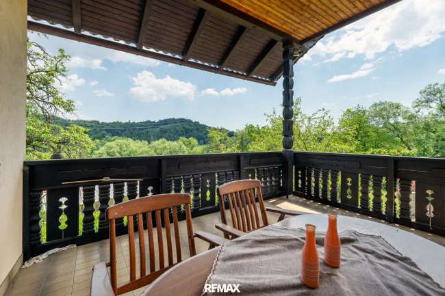 Terrasse von Wohnzimmer und Küche begehrbar