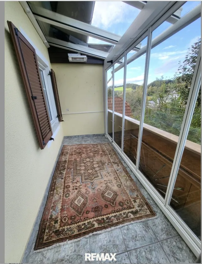 Balkon überdacht