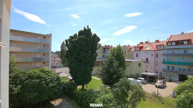 Ausblick vom Westbalkon