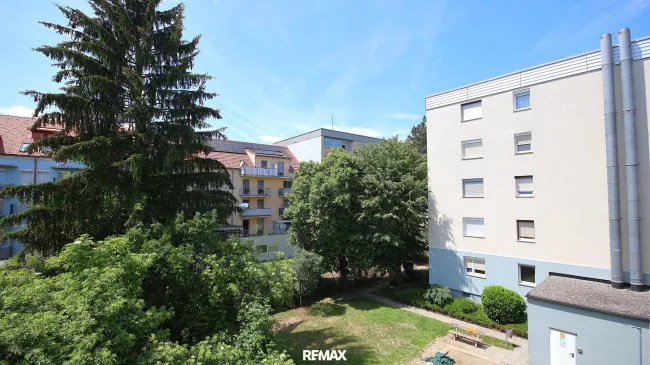 Ausblick vom Westbalkon