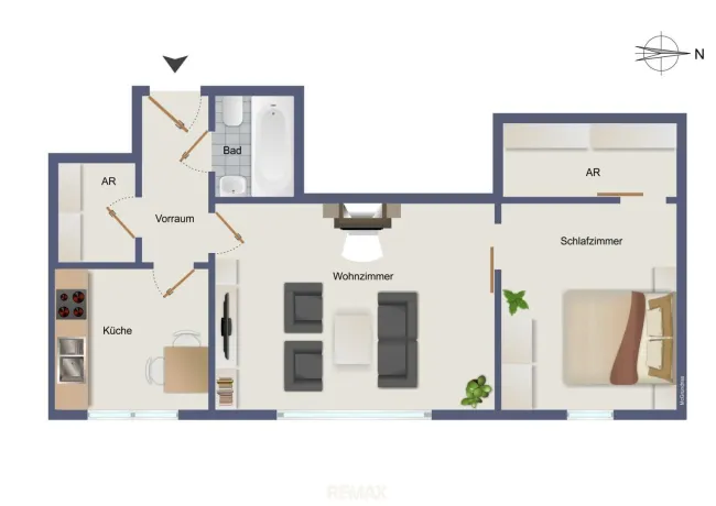 Modernes Badezimmer