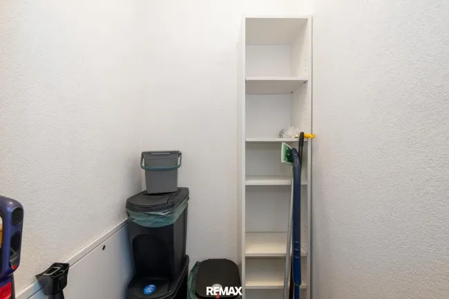Praktischer Abstellraum