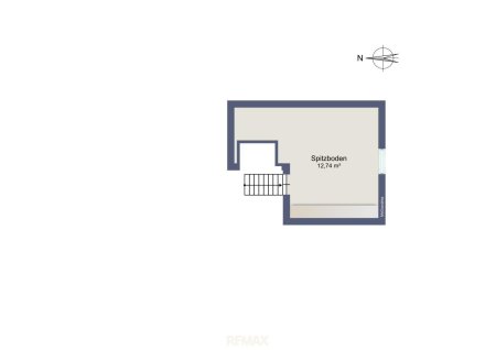 Grundriss Spitzboden