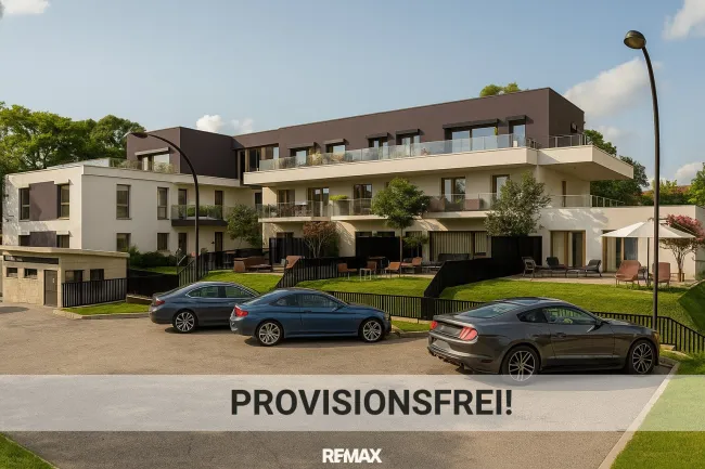 Wohnanlage Parkplatz
