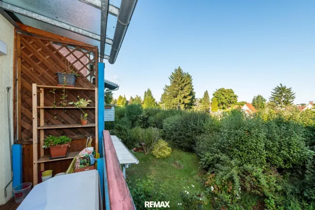 Balkon mit Aussicht