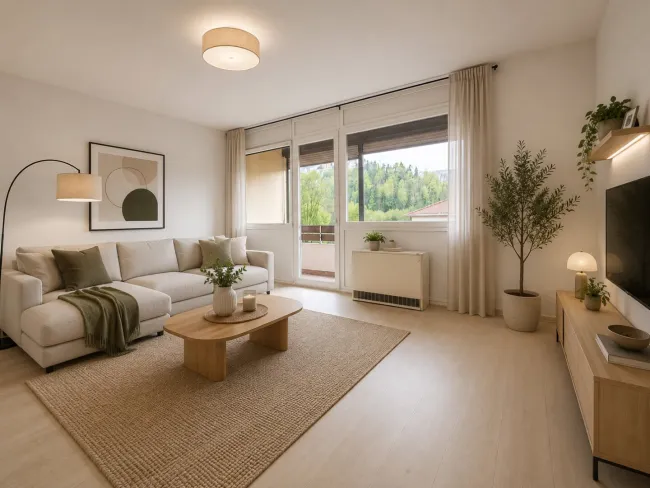 Helle großzügige 3-Zimmer-Wohnung mit Loggia, Tiefgarage & Parkblick in Judendorf - Titelbild