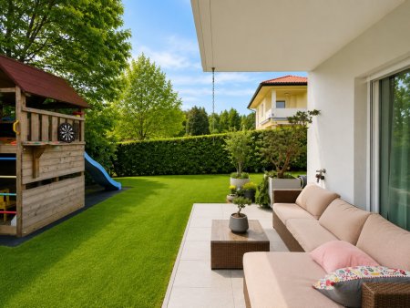 Neuwertige Gartenwohnung mit Ganztagssonne