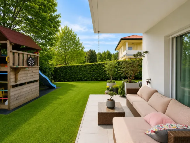 Neuwertige Gartenwohnung mit Ganztagssonne - Titelbild