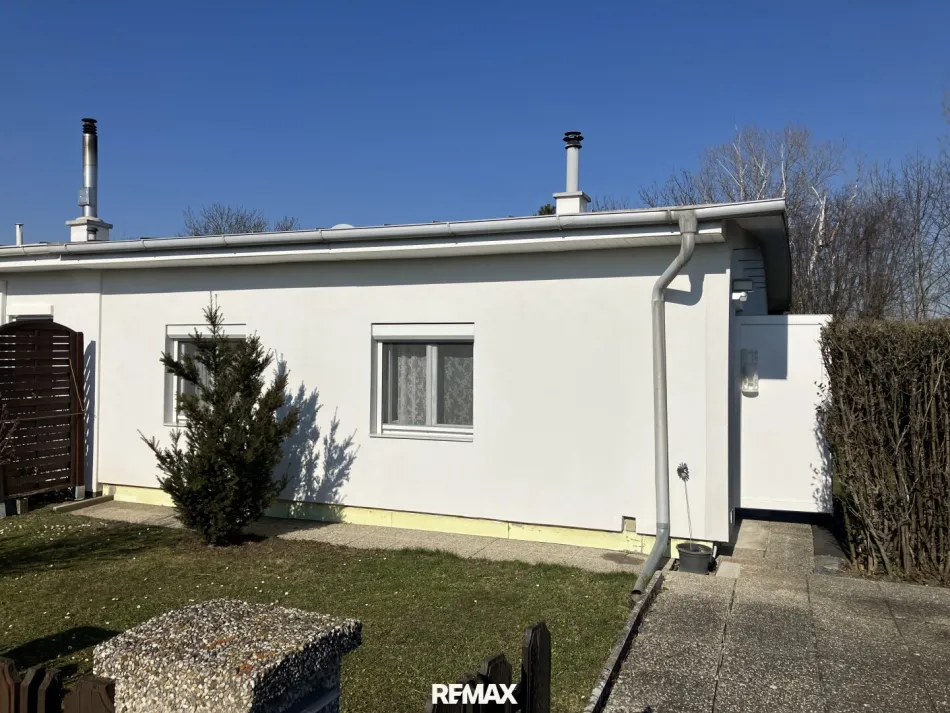 Gemütlicher Bungalow in 2325 Velm mit Garten, Loggia & Stellplatz – nur 75.000 €! - Titelbild