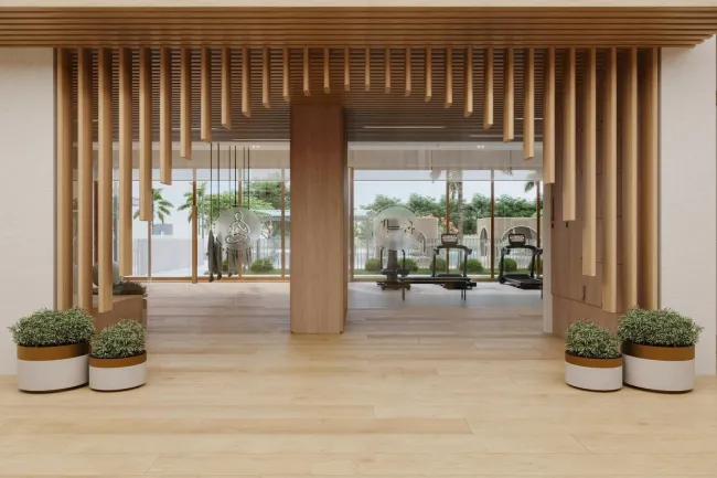 fitness studio entrance