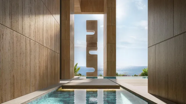 villa entrance