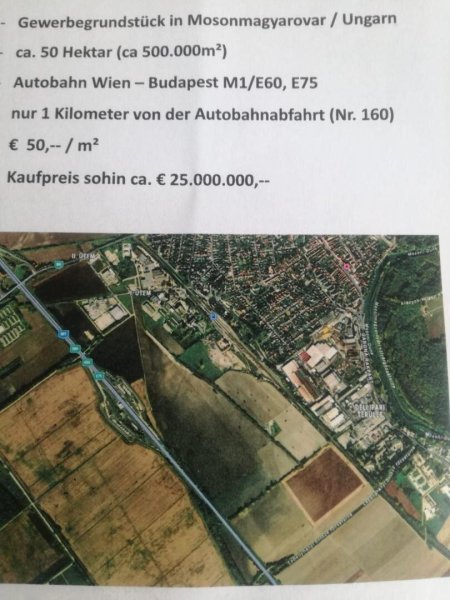 Grundstück Mosonmagyarovar