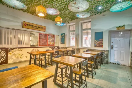 Hostel mit Restaurant im 7. Bezirk von Budapest