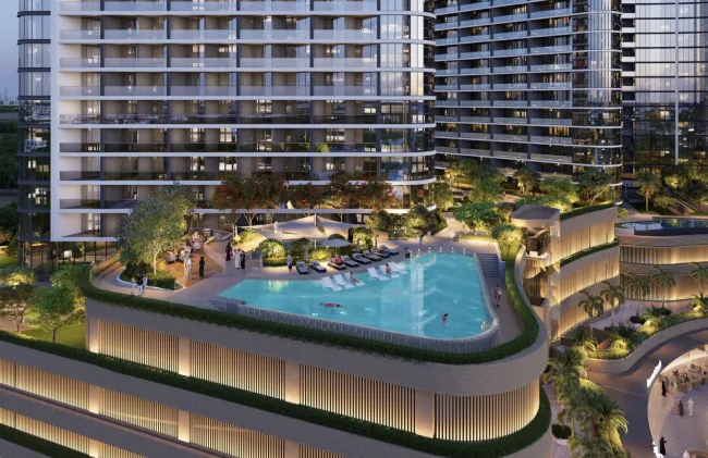 Sobha Hartland II – Skyvue Altier Exklusive 1-Zimmer-Wohnung im höchsten Turm – Premium Living im Herzen von Dubai - Titelbild