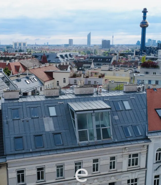 Exklusive Dachgeschoss-Maisonette mit Dachterrasse in Bestlage von Döbling - Titelbild