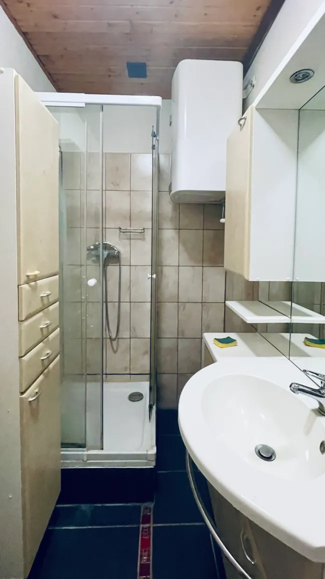 Badezimmer mit Dusche