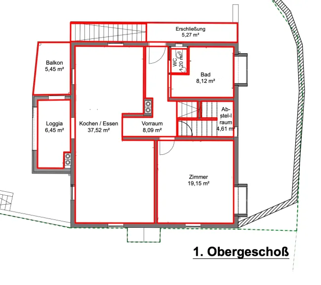 Grundriss 1OG