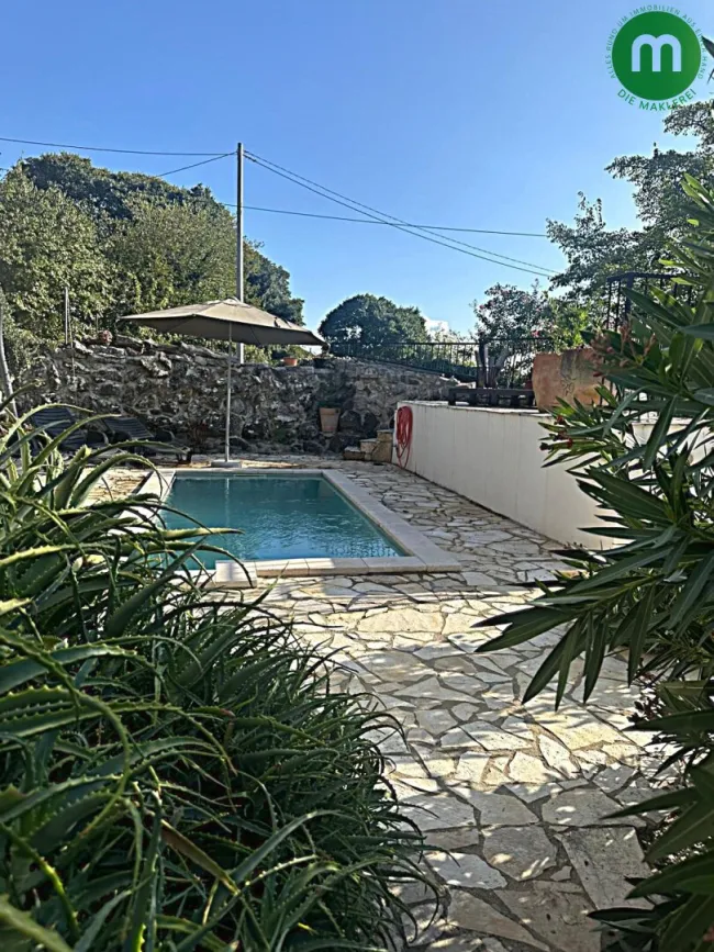 Blick auf den Pool