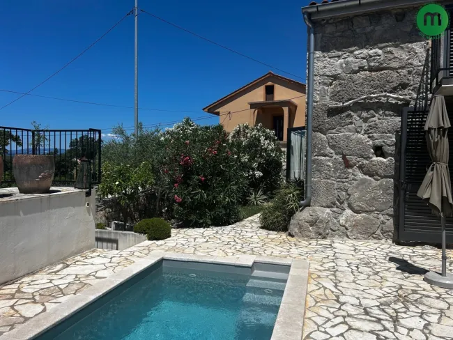 Blick auf den Pool