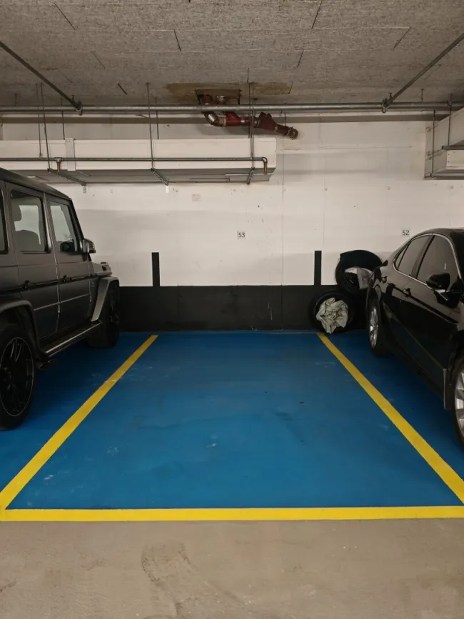 Stellplatz in der Tiefgarage