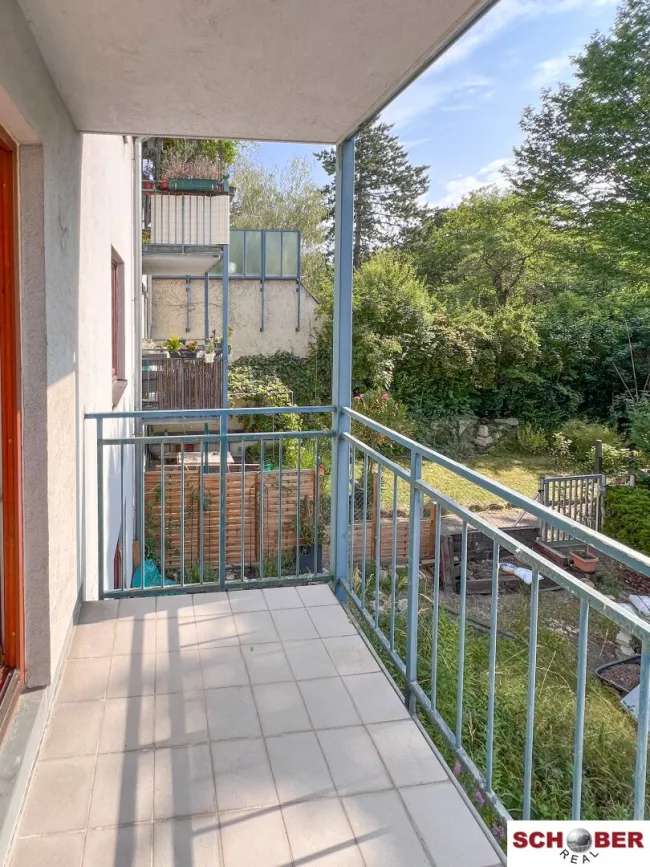 Ruhelage mit Balkon, Gartenmitbenutzung, Garagenplatz *Nähe Maurer Hauptplatz* - Bild