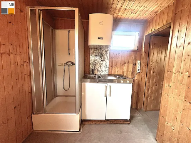 Küche Dusche
