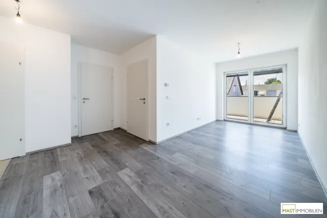 Moderne 2-Zimmer-Wohnung mit Balkon und Parkplatz in Strasshof - Bild