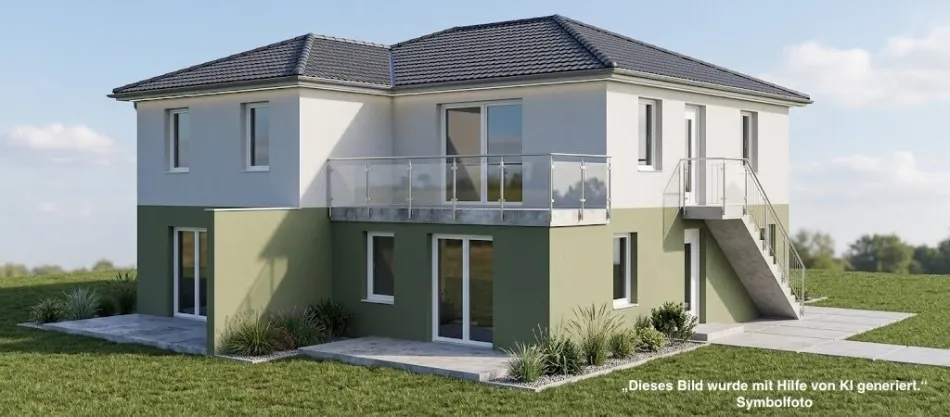 Moderne 2-Zimmer Wohnung mit Fußbodenheizung und herrlichem Ausblick in Rosenau! - Bild