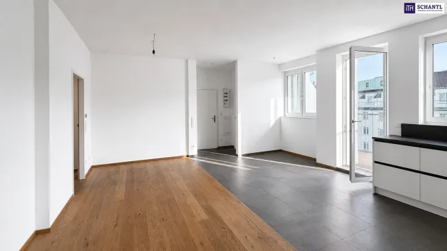 Hofseitiger Balkon