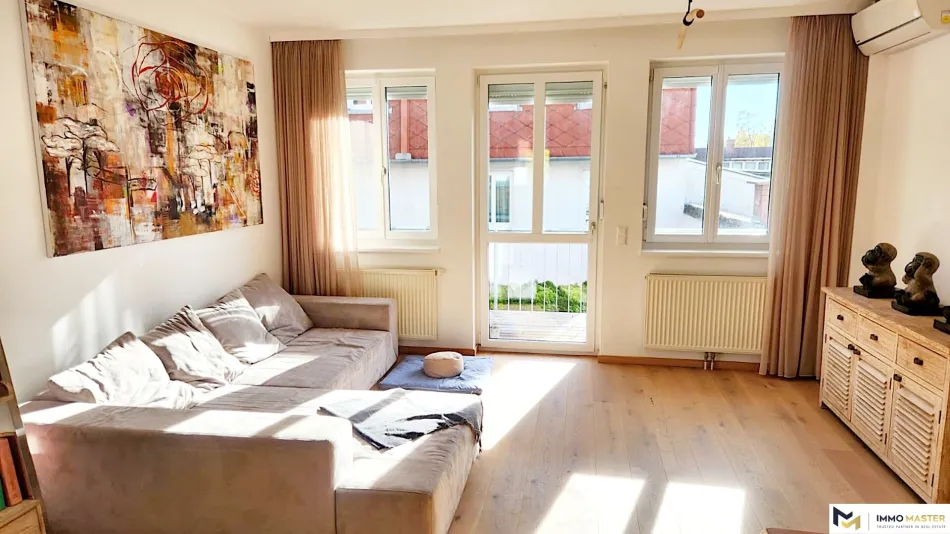 Großzügige Maisonette mit privater 48-m²-Dachterrasse und Panoramablick - Bild