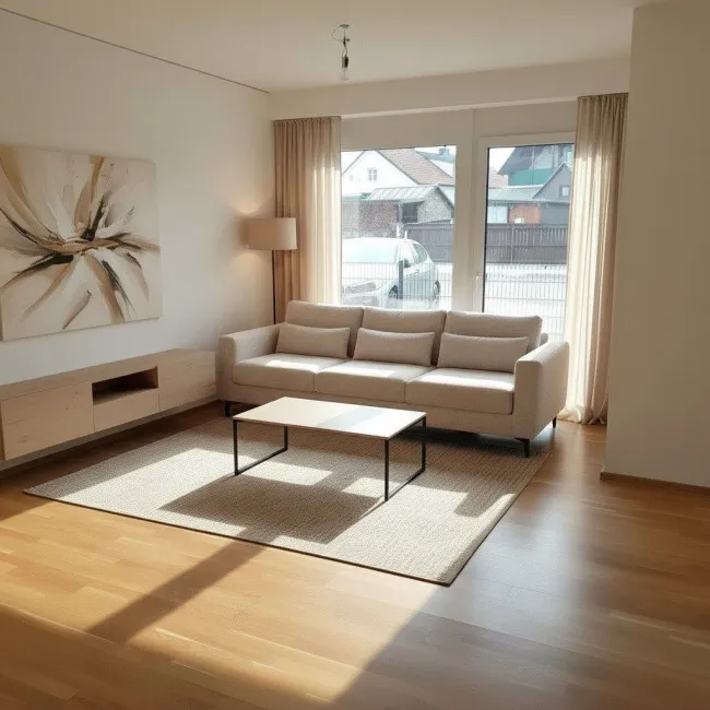 Moderne 3-Zimmer-Wohnung mit Garten & Terrasse - Bild