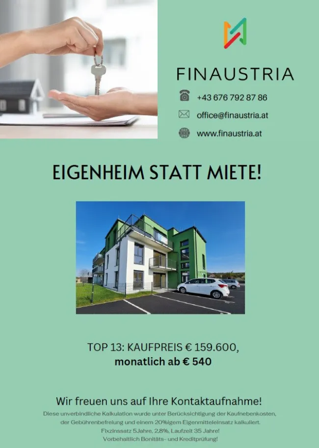 Eigenheim statt Miete - Finanzierungsberatung inklusive! - Bild