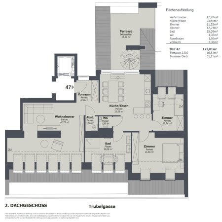 Grundriss TOP 47